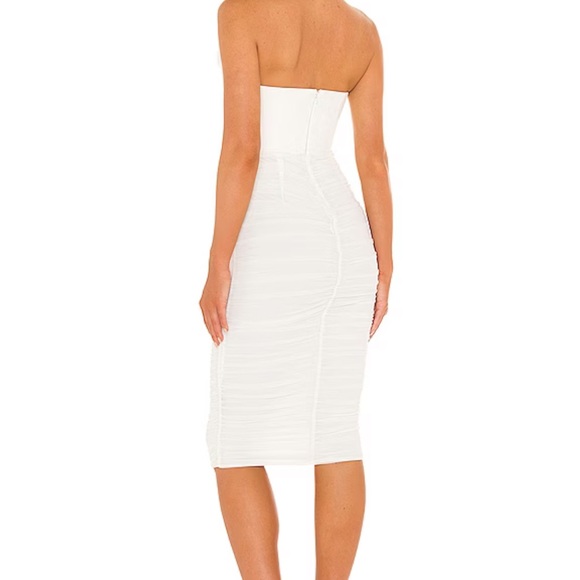 Michael Costello x REVOLVE India Midi Dress in White - Picture 3 of 5